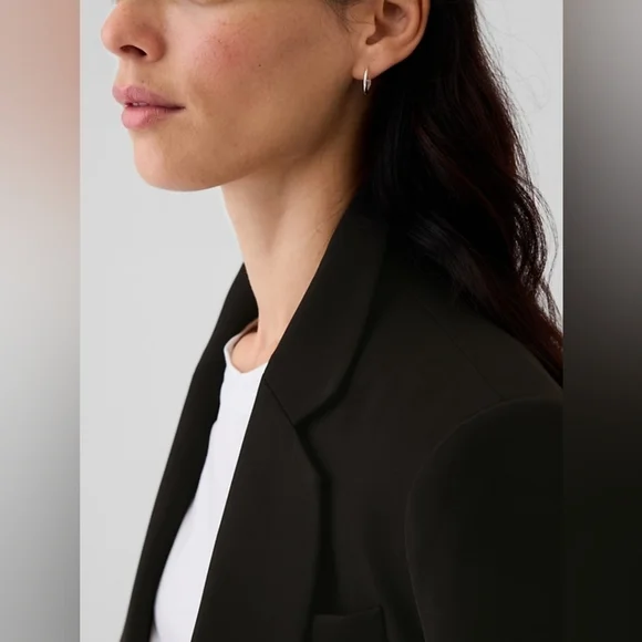 GAP Women's Charcoal Blazer - Picture 6 of 7